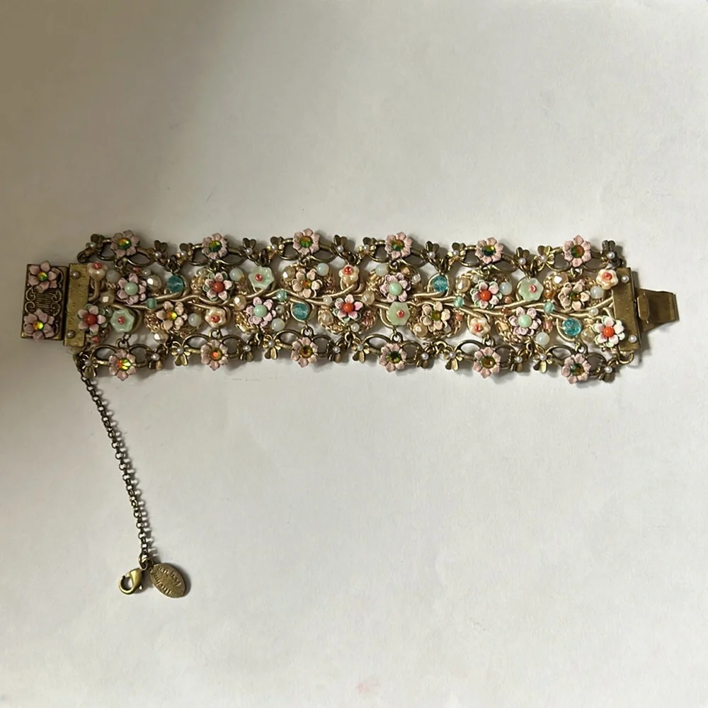 Vintage original Michal Negrin flower bracelet - Picture 7 of 8